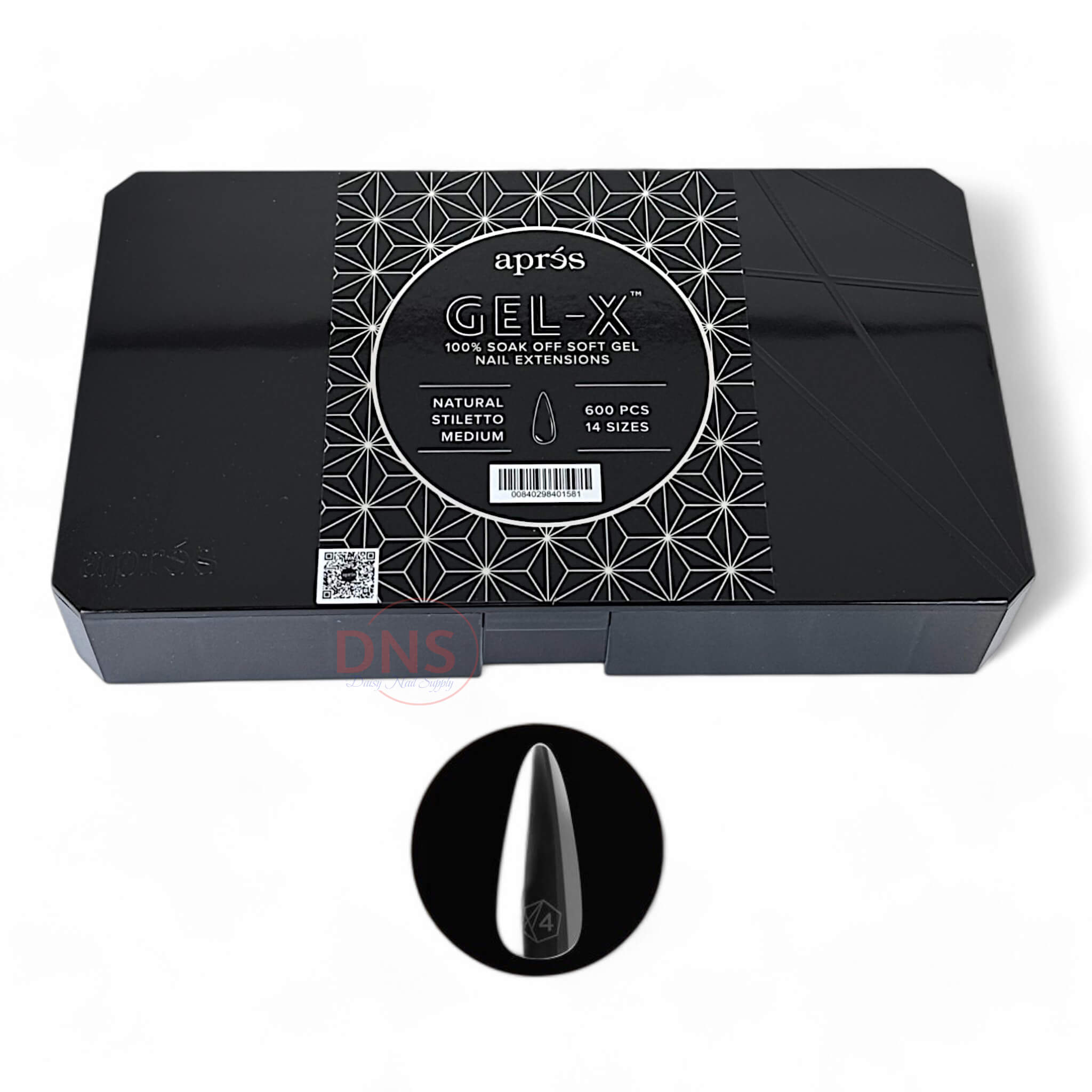 Apres Gel X - 100% Soak Off Gel Nail Extensions 600pcs 14 sizes *Pick any style*