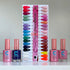 Chisel Cloud Duo Gel + Matching Lacquer (Set 36 Colors #037 --> #072) + Free Color Chart