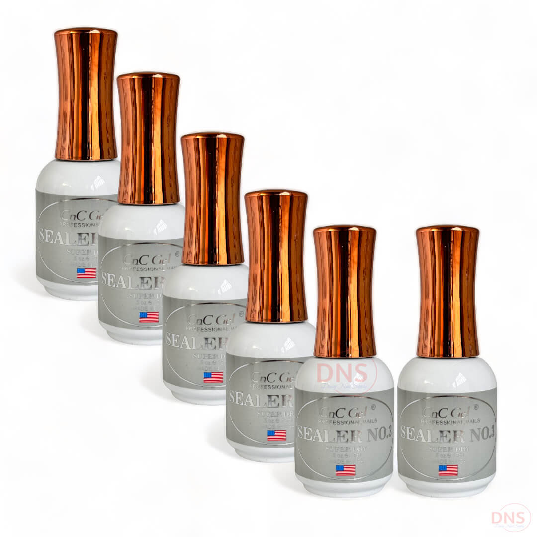 CnC Gel Dip Liquid 0.5 fl Oz - Sealer No.3 (Pack of 6)