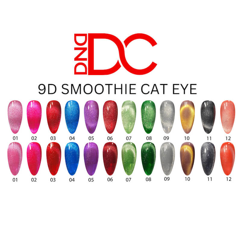 DND DC Gel Polish 9D Cat Eye 0.5 Oz - Unicorn #14 – Opal Elixir