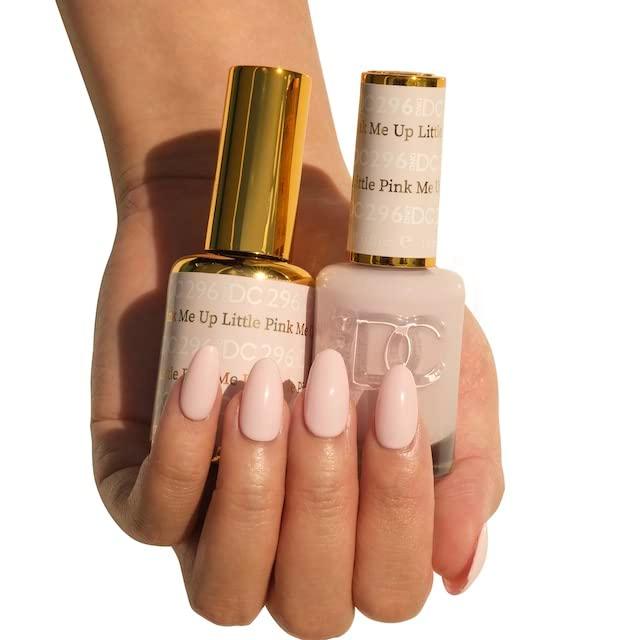 DND DC - Gel Polish & Matching Nail Lacquer Set - #296  Little Pink Me Up
