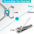 DNS Stainless Steel Nail Clipper - Silver Curve Blade #79003