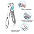 DNS Stainless Steel Nail Clipper - Silver Curve Blade #79003