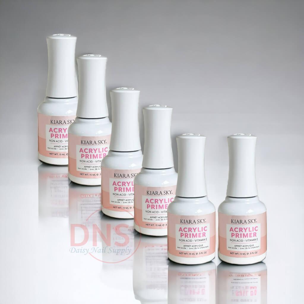 Kiara Sky Non Acid Acrylic Primer 0.5 Fl Oz (Pack of 6) – Daisy Nail Supply