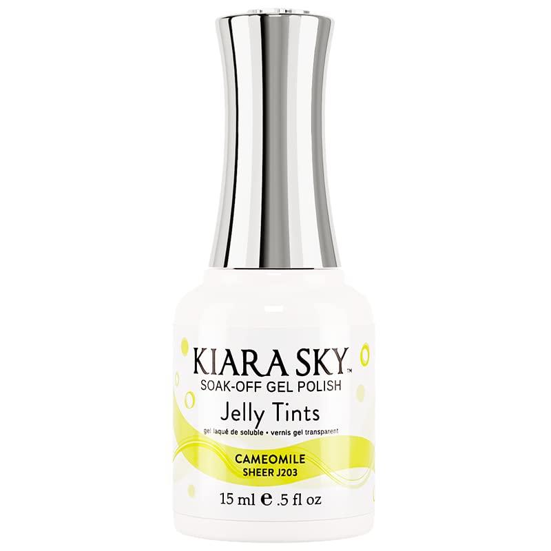 Kiara Sky Soak Off Gel Jelly Tint - Cameomile Sheer J203