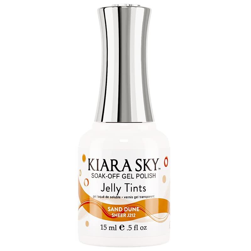 Kiara Sky Soak Off Gel Jelly Tint - Sand Dune Sheer J212