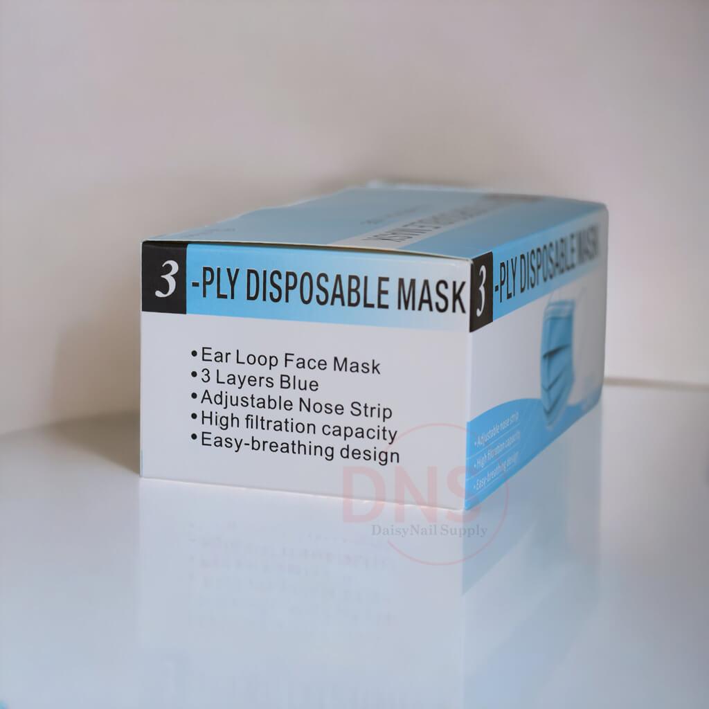 3 Layers Disposable Face Mask - Blue