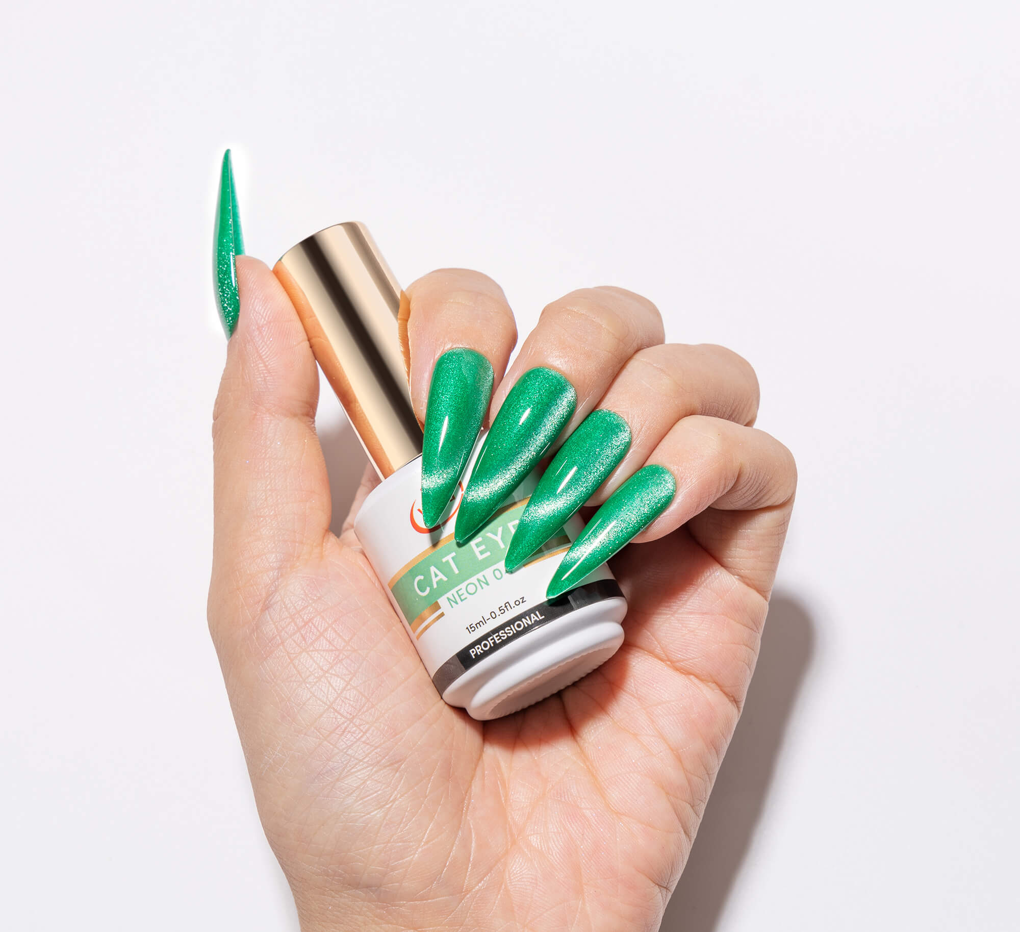 Vanfa Soak off Gel Nail Polish Cat Eye 0.5 Oz Neon Collection *Pick your colors*