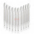 Pro Simco Stainless Steel Cuticle Pusher (Pack of 10)
