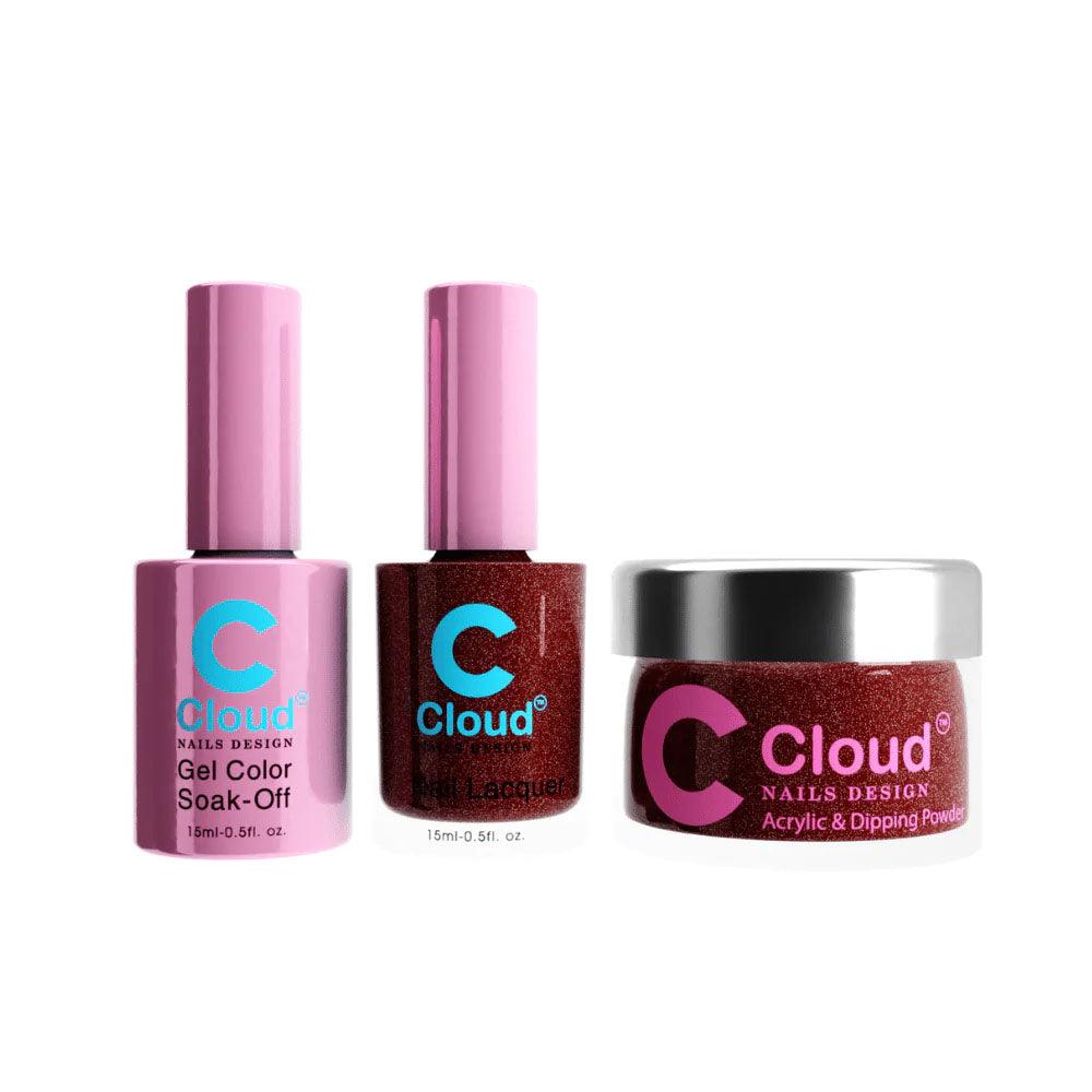 Chisel Cloud Trio Gel + Lacquer + Dip Powder #100