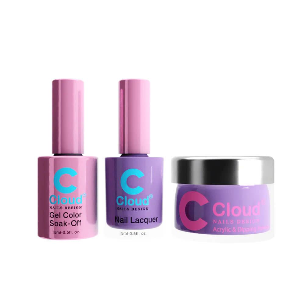 Chisel Cloud Trio Gel + Lacquer + Dip Powder #48