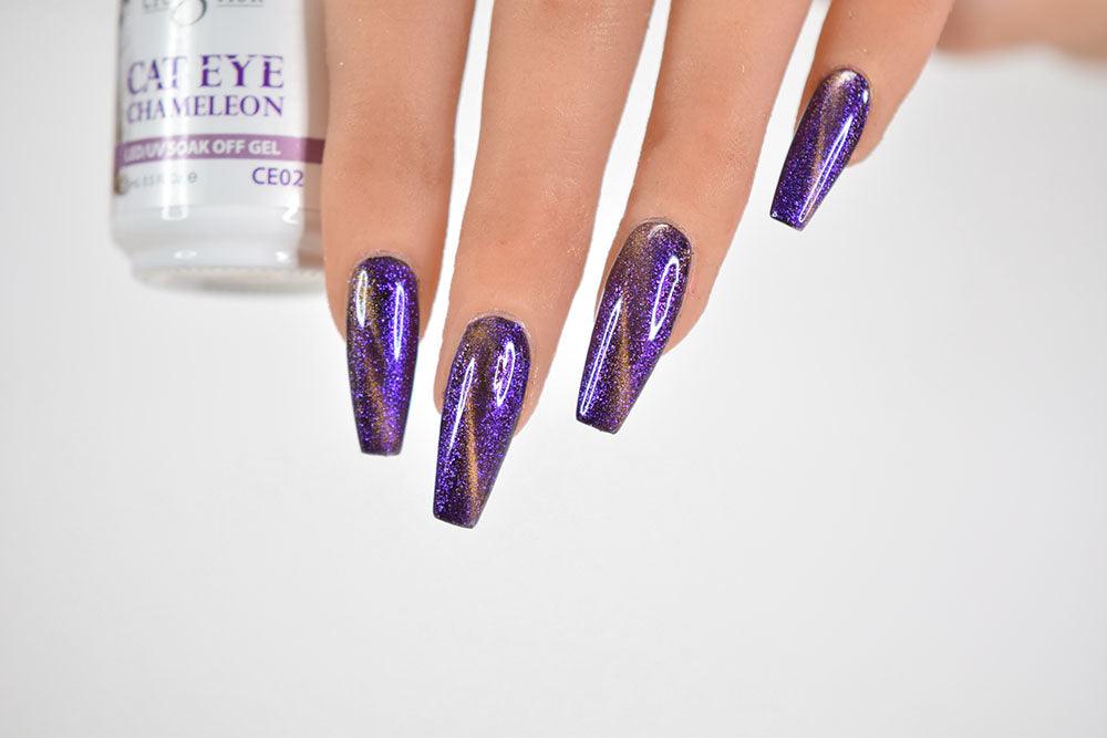 Cre8tion Cat Eye Chameleon UV/LED Soak Off Gel 0.5 Fl oz. CE02