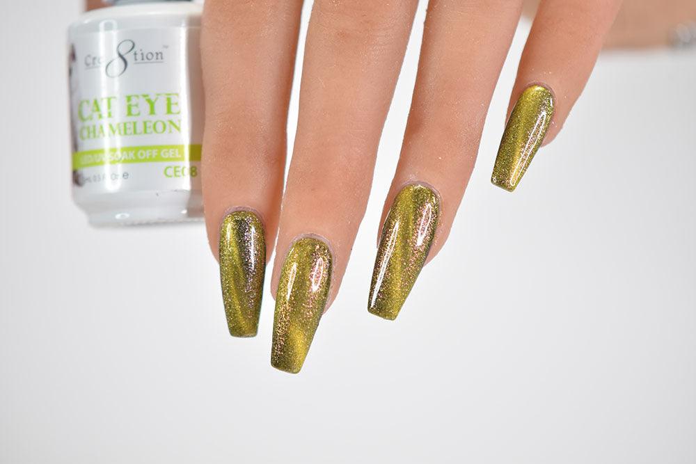 Cre8tion Cat Eye Chameleon UV/LED Soak Off Gel 0.5 Fl oz. CE08