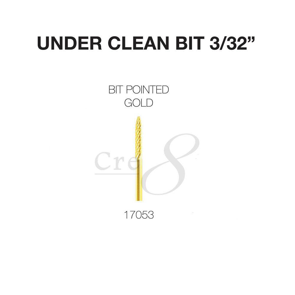 Drill Carbide Bit 3/32'' Shank  | Cre8tion 17053 - Under Clean bit gold