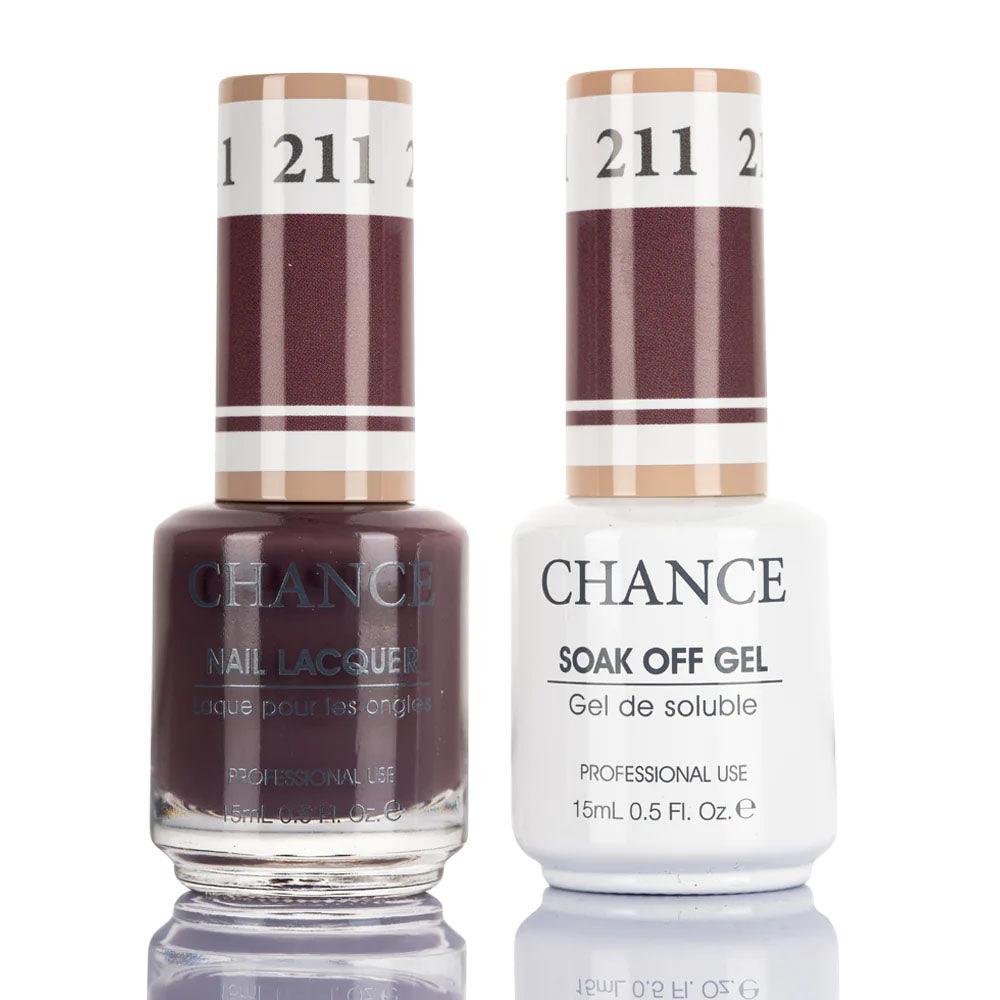 Chance Duo Gel & Matching Lacquer 0.5oz - Set of 5 colors (211 - 213 - 341 - 212 - 215)