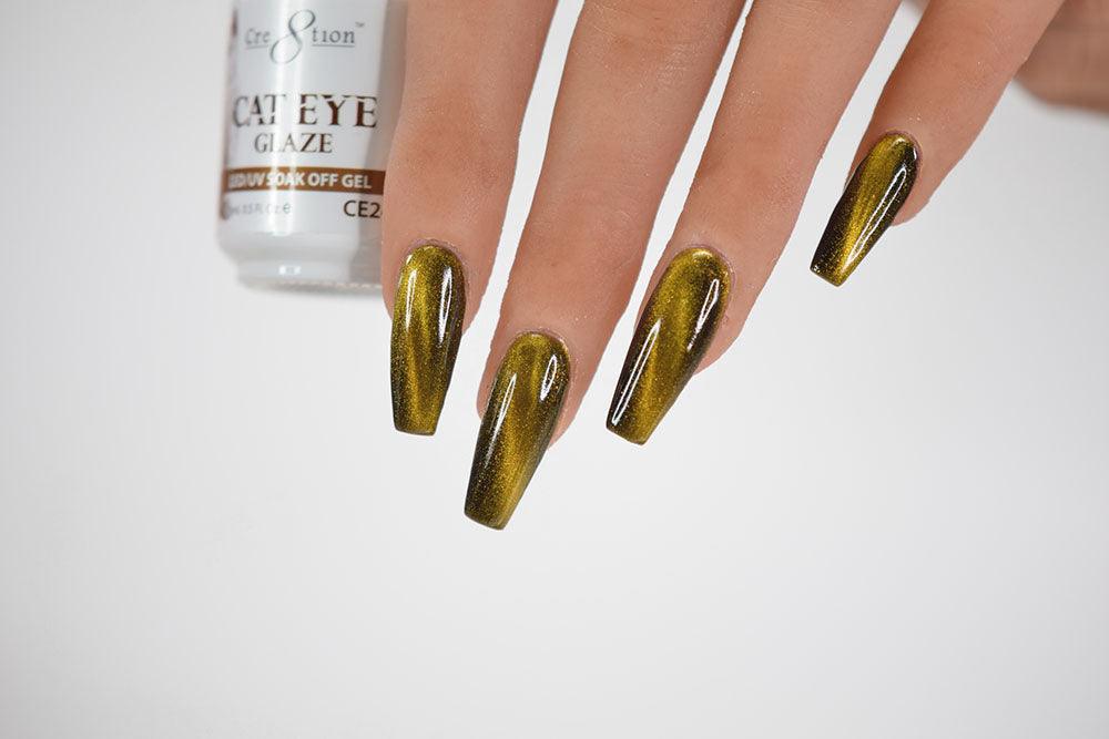 Cre8tion Cat Eye Glaze UV/LED Soak Off Gel 0.5 Fl oz. CE24