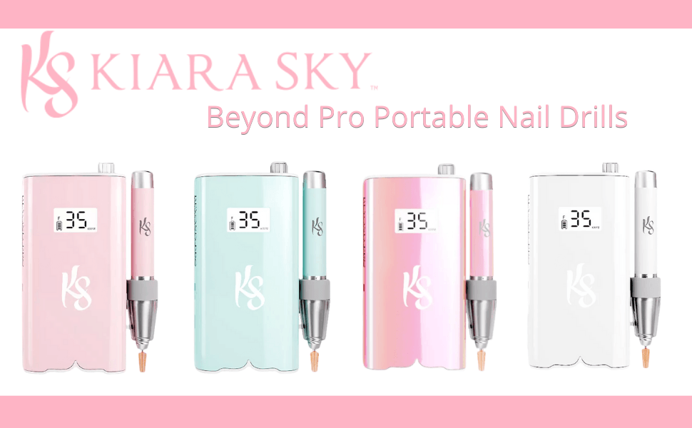 Kiara Sky Portable Rechargeable Nail Drill Machine - Pink