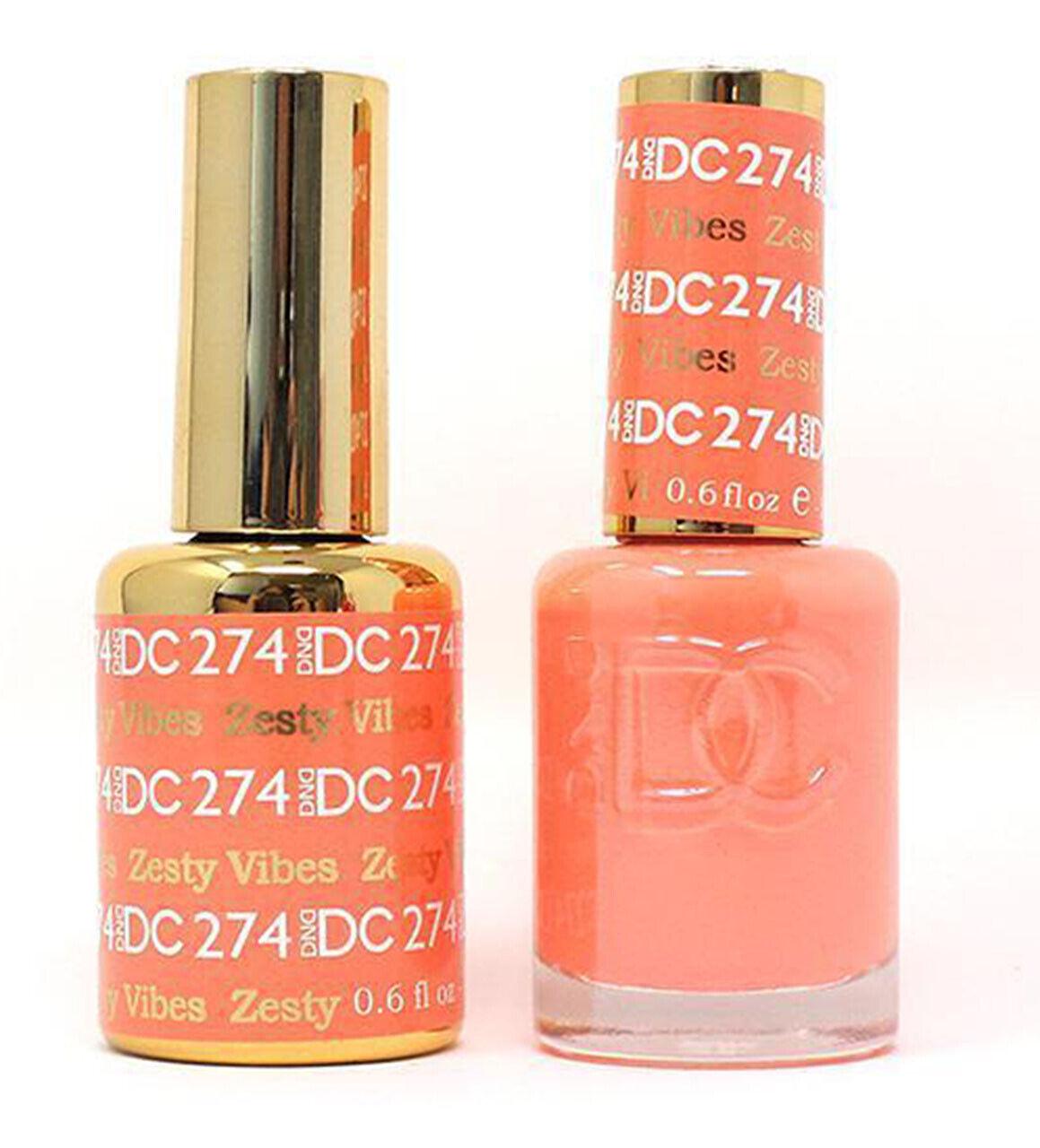 DND DC - Gel Polish & Matching Nail Lacquer Set - #274 ZESTY VIBES