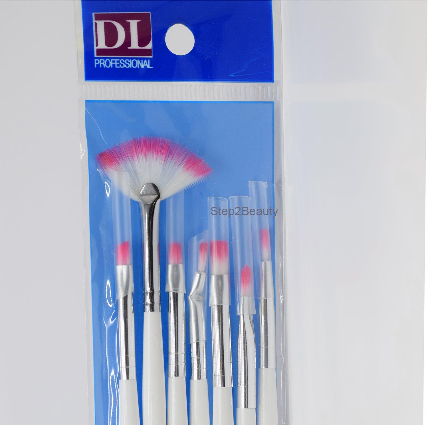 DL Pro 7 Pc. Nail Art Brush Set