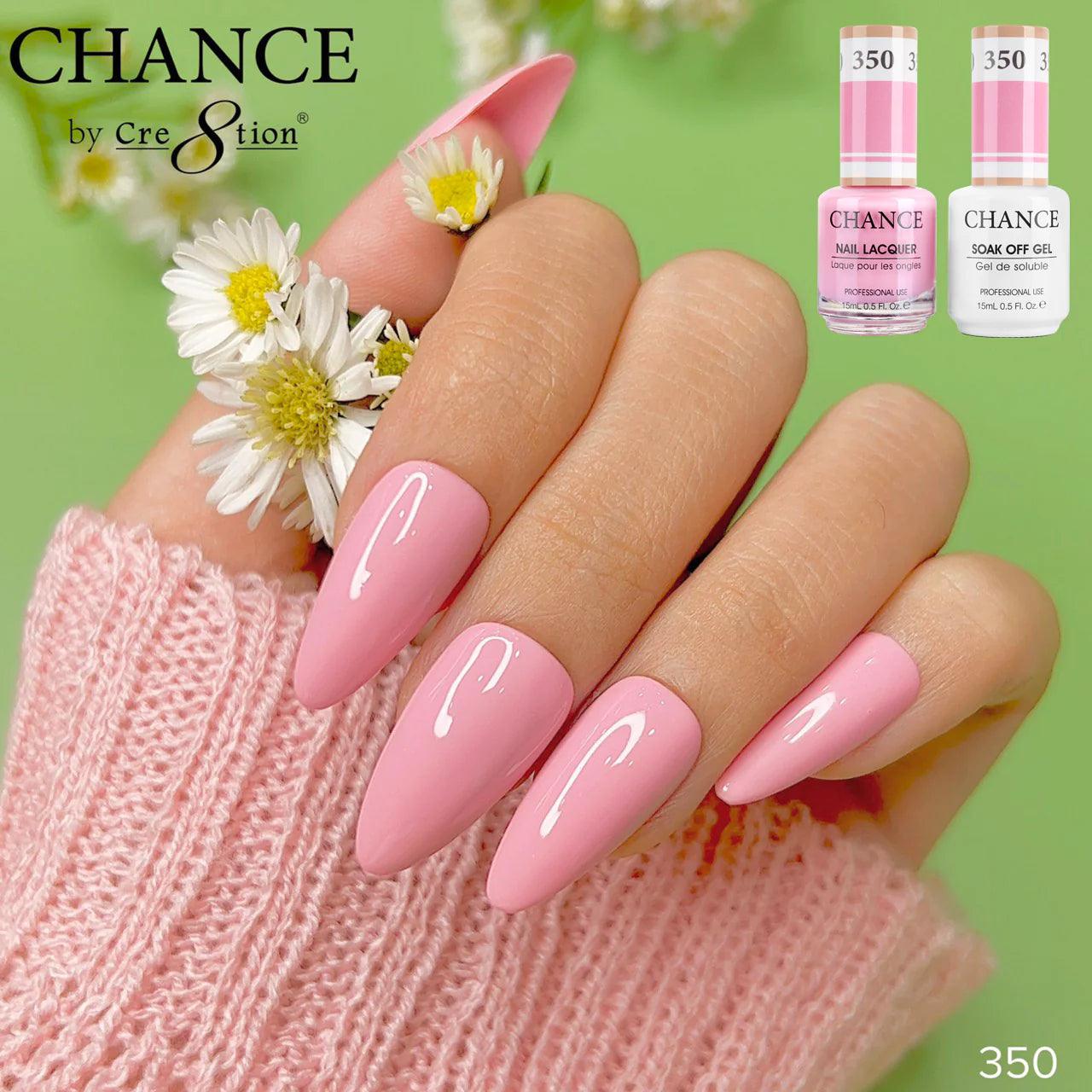 Chance Duo Gel & Matching Lacquer 0.5oz - Set of 5 colors (334 - 350 - 331 - 348 - 336)