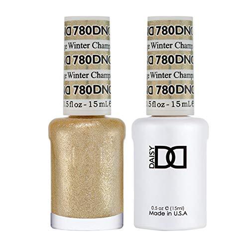 DND Duo Gel Polish & Matching Nail Lacquer #780 Champagne Winter