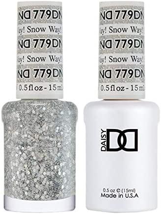 DND Duo Gel Polish & Matching Nail Lacquer #779 Snow Way