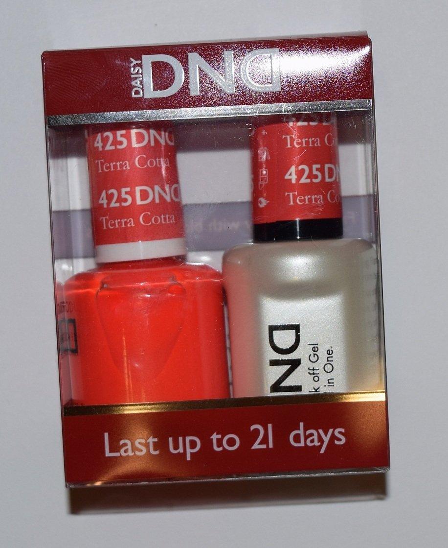 DND - Soak Off Gel Polish & Matching Nail Lacquer Set - #425 TERRA COTTA