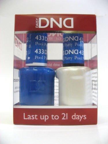 DND - Soak Off Gel Polish & Matching Nail Lacquer Set - #433 POOL PARTY