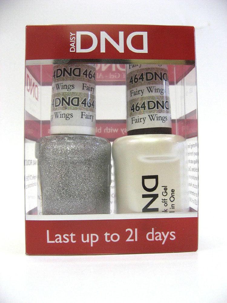 DND - Soak Off Gel Polish & Matching Nail Lacquer Set - #464 Fairy Wings