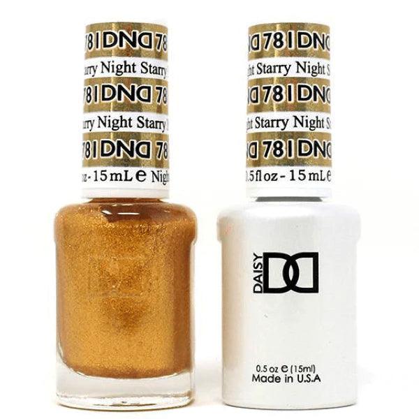 DND Duo Gel Polish & Matching Nail Lacquer #781 Starry Night