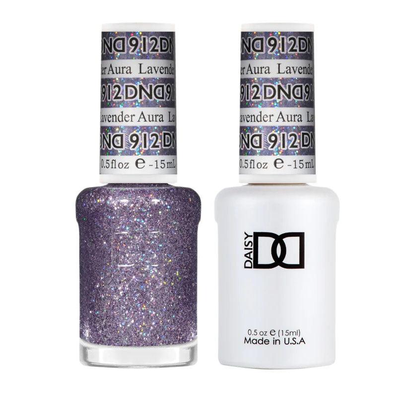 DND Gel Polish & Matching Nail Lacquer #912 Lavender Aura