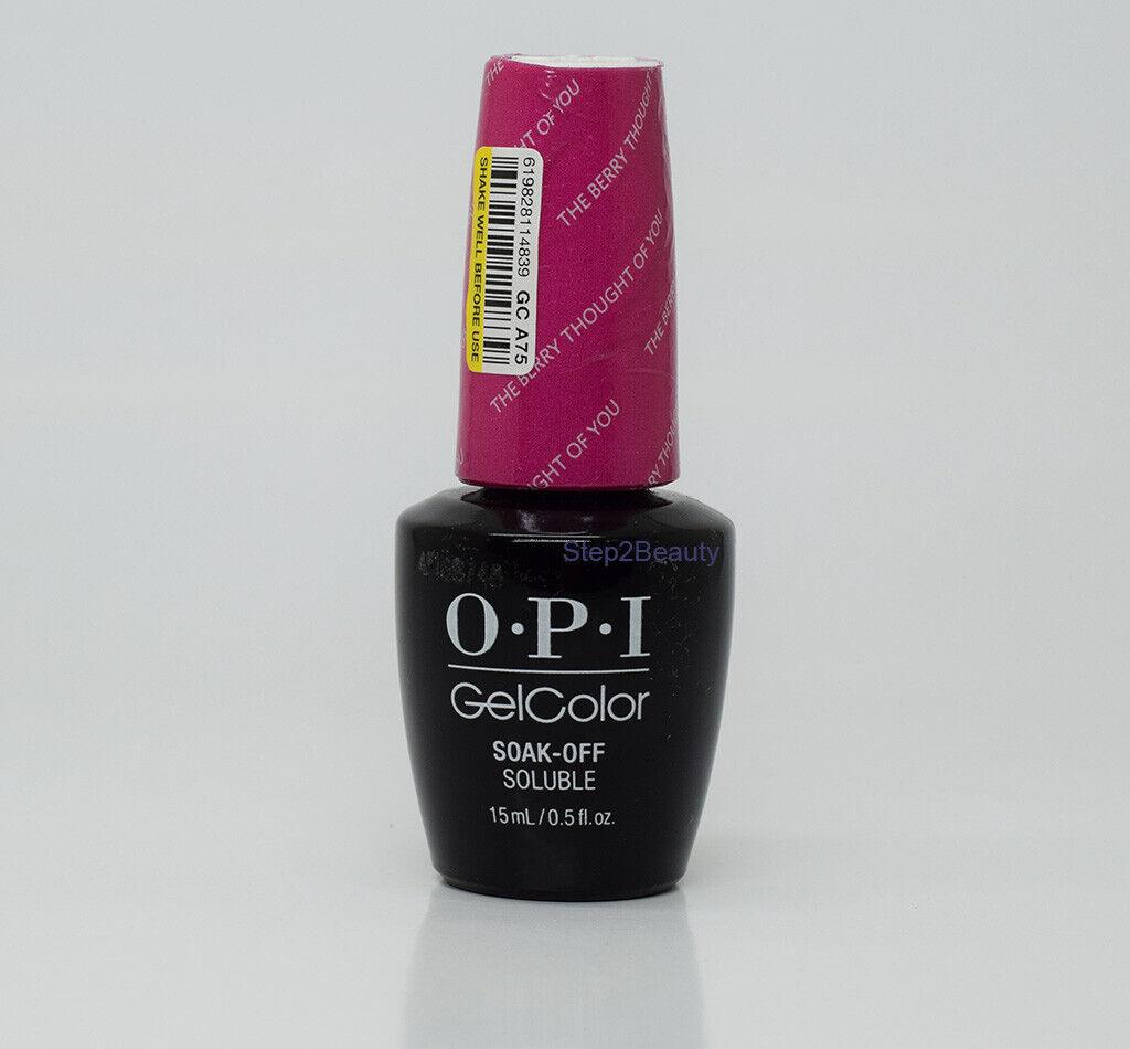 OPI Soak Off Gel Polish 0.5 Oz - GC A75 The Berry Thought of You