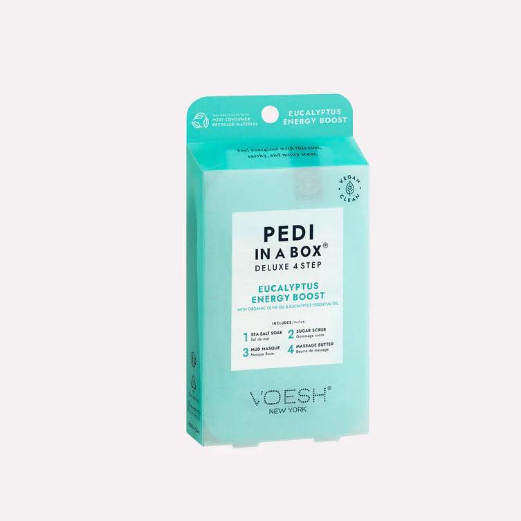 VOESH Pedi In A Box Deluxe 4 Step | Eucalyptus Energy Boost
