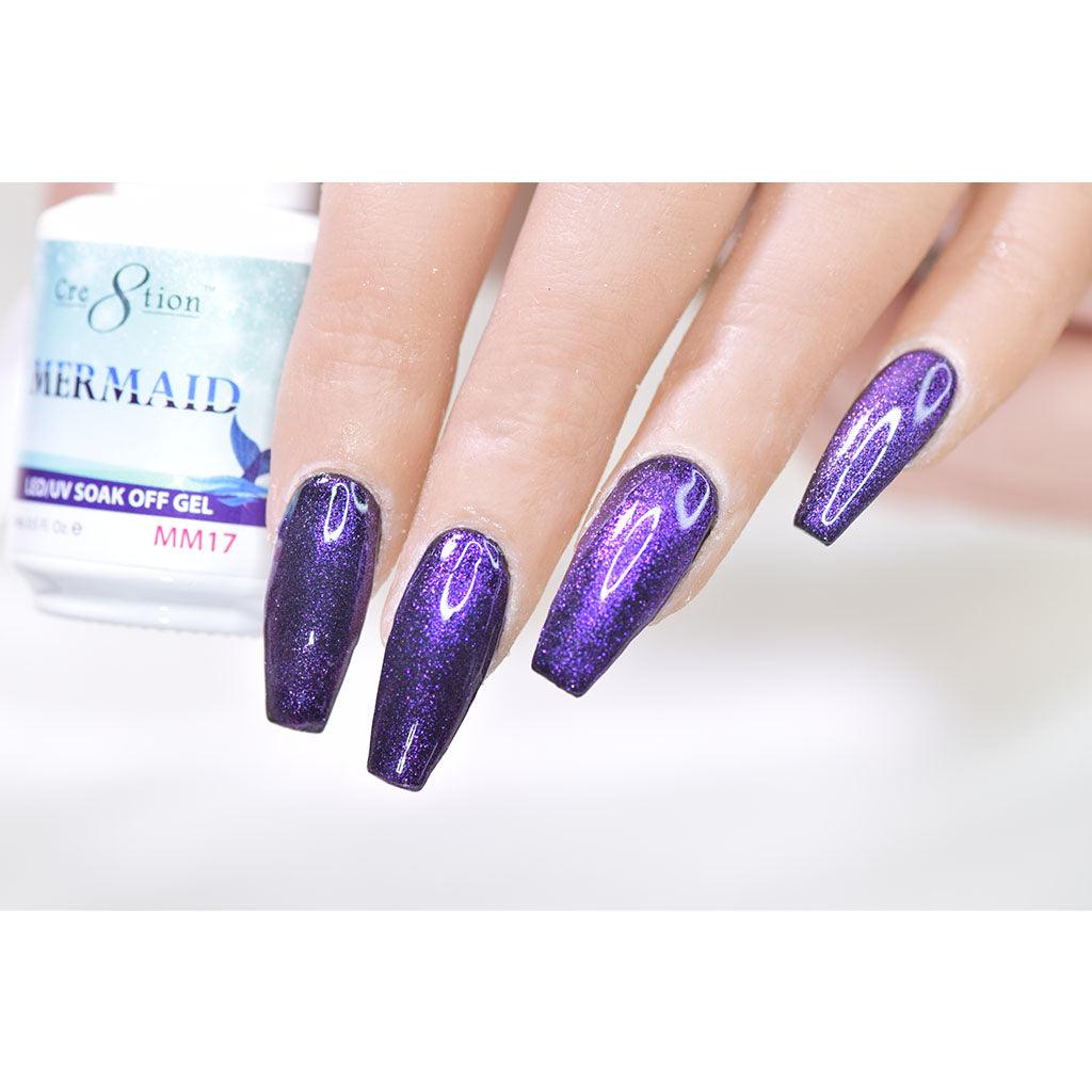 Cre8tion Soak Off Gel - Mermaid Collection #17