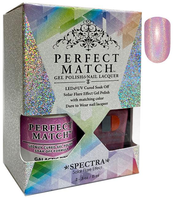 LeChat Perfect Match Gel + Nail Lacquer Spectra #SPMS13 Galactic Pink