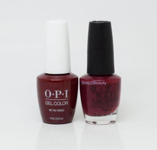 OPI Duo Gel + Matching Lacquer W64 We the Female