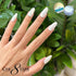 Cre8tion Chrome Nail Art Effect Powder 1g - White Silk
