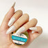 Cre8tion Chrome Nail Art Effect Powder 1g - White Silk