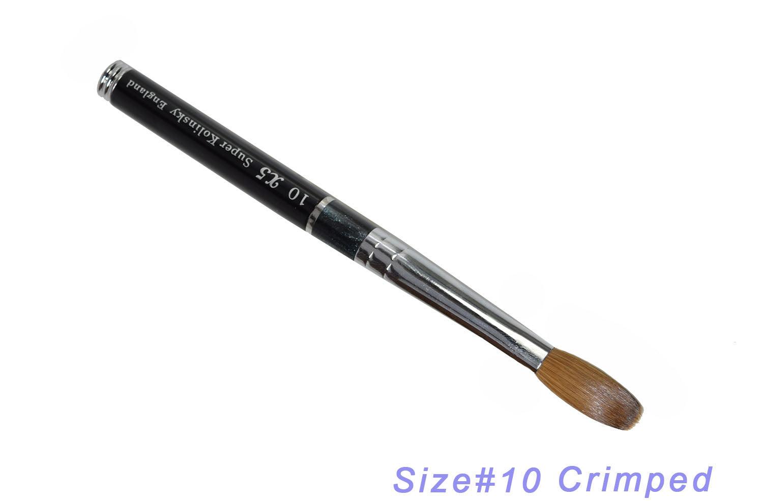 Acrylic Nail Brush | X5 Crimped Size #10