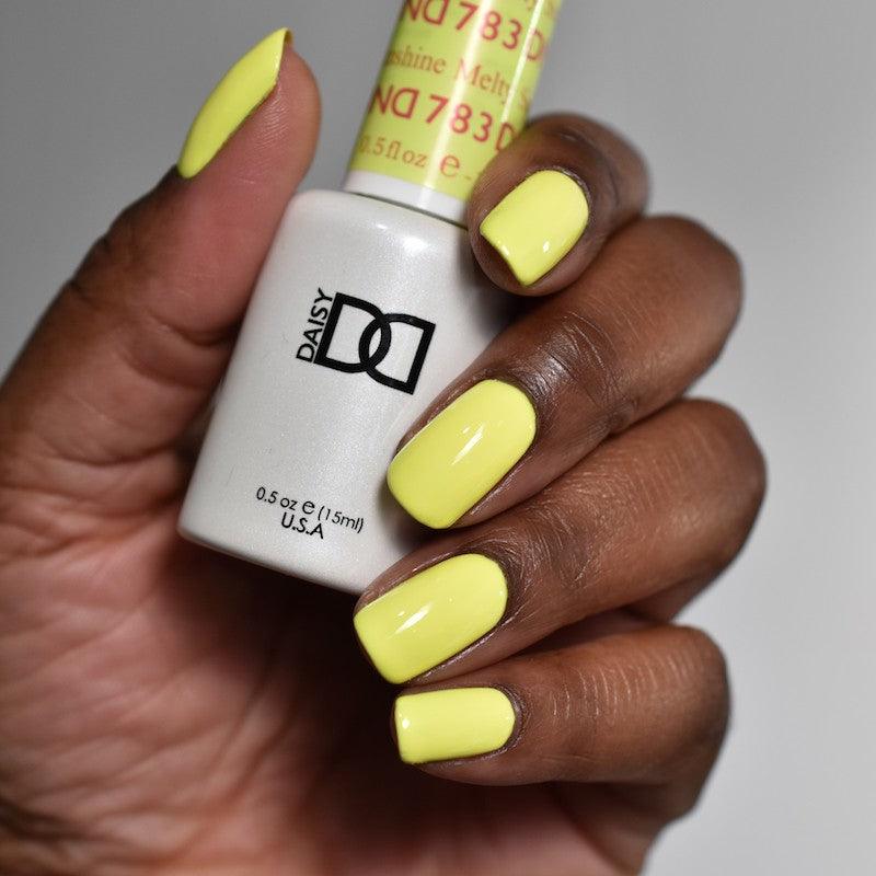 DND Duo Gel Polish & Matching Nail Lacquer #783 Melty Sunshine