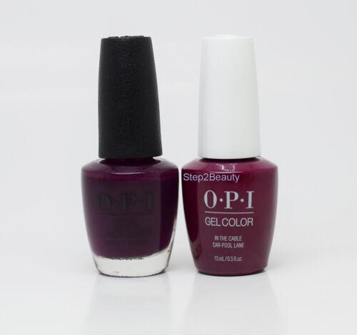 OPI Duo Gel + Matching Lacquer F62 In The Cable Carpool Lane