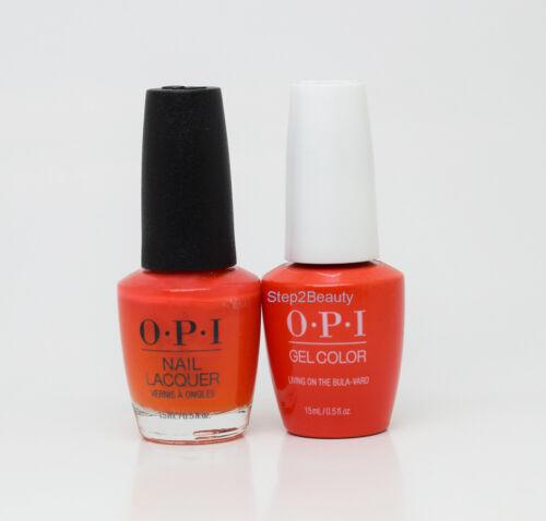 OPI Duo Gel + Matching Lacquer F81 Living On the Bula-Vard!