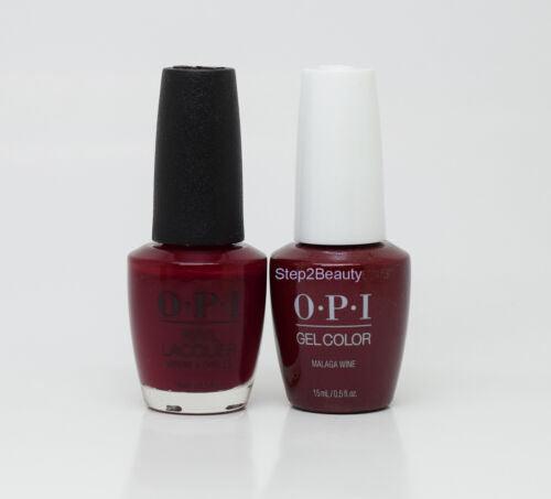 OPI Duo Gel + Matching Lacquer L87 MALAGA WINE