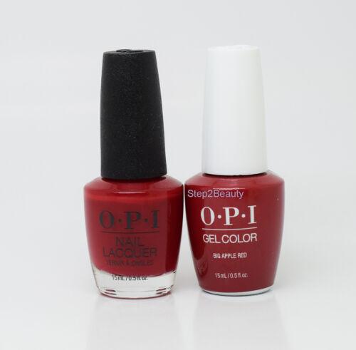 OPI Duo Gel + Matching Lacquer N25 Big Apple Red