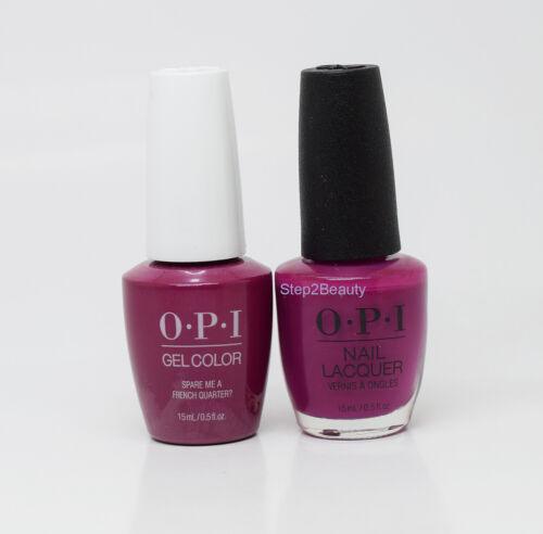 OPI Duo Gel + Matching Lacquer N55 Spare Me a French Quarter?