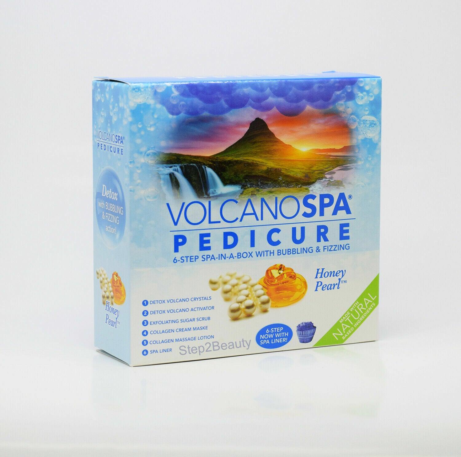 Lapalm Volcano Spa Pedicure 5-Step in A Box Kit - Honey Pearl