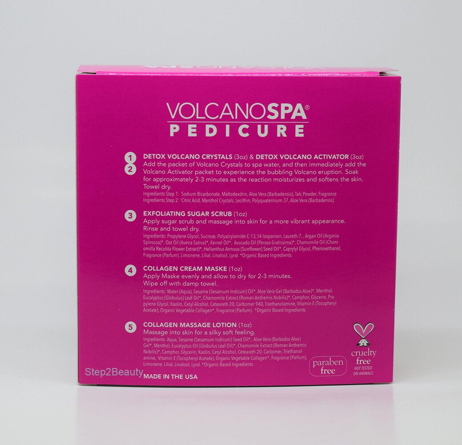 Lapalm Volcano Spa Pedicure 5-Step in A Box Kit - Romance