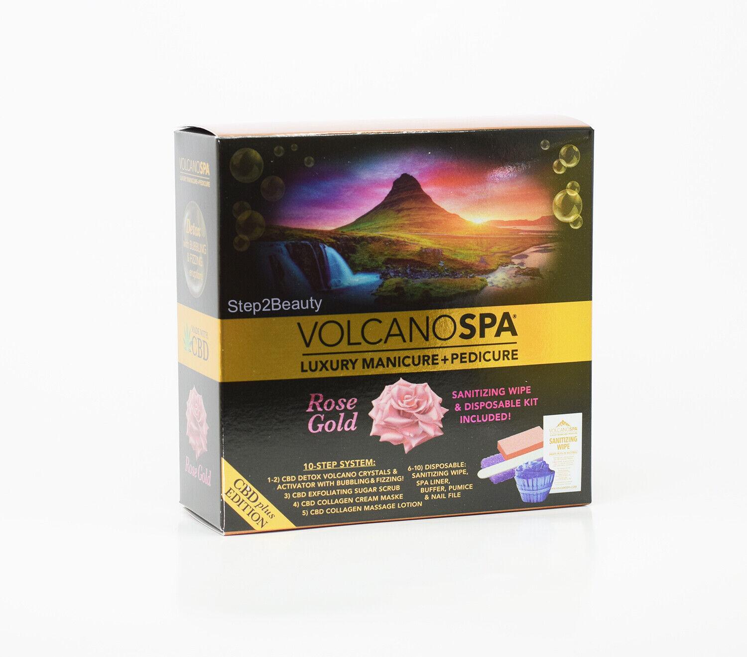 Lapalm Volcano Spa Pedicure 5-Step Kit - Rose Gold (Pack of 10 Kits)