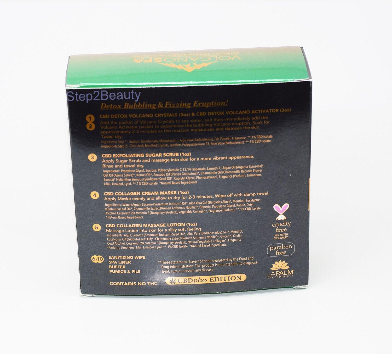 Lapalm Volcano Spa Pedicure 5-Step in A Box Kit - Spearmint
