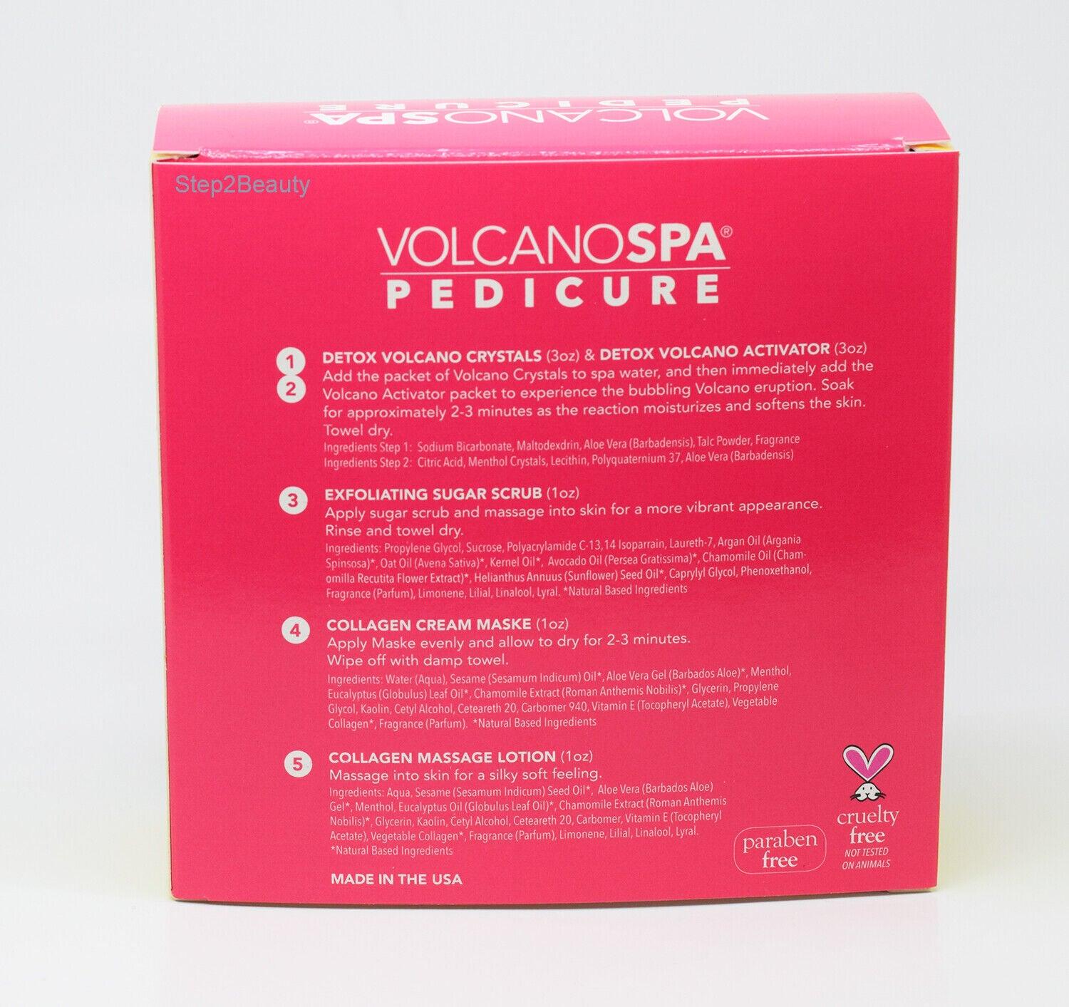 Lapalm Volcano Spa Pedicure 5-Step in A Box Kit - Tropical Citrus